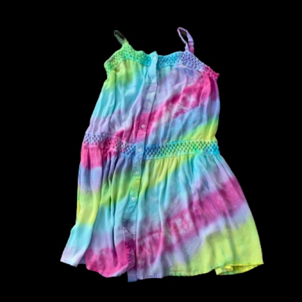 Hand dyed Dress or coverup (2x fits like a l/xl)